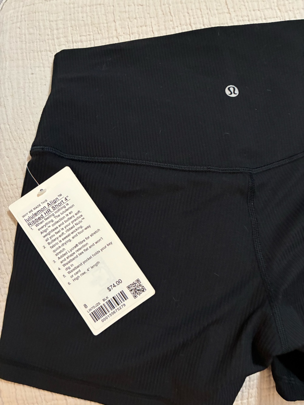 lululemon Align ™
Ribbed HR Short 4”- Size 8 - Picture 6 of 7